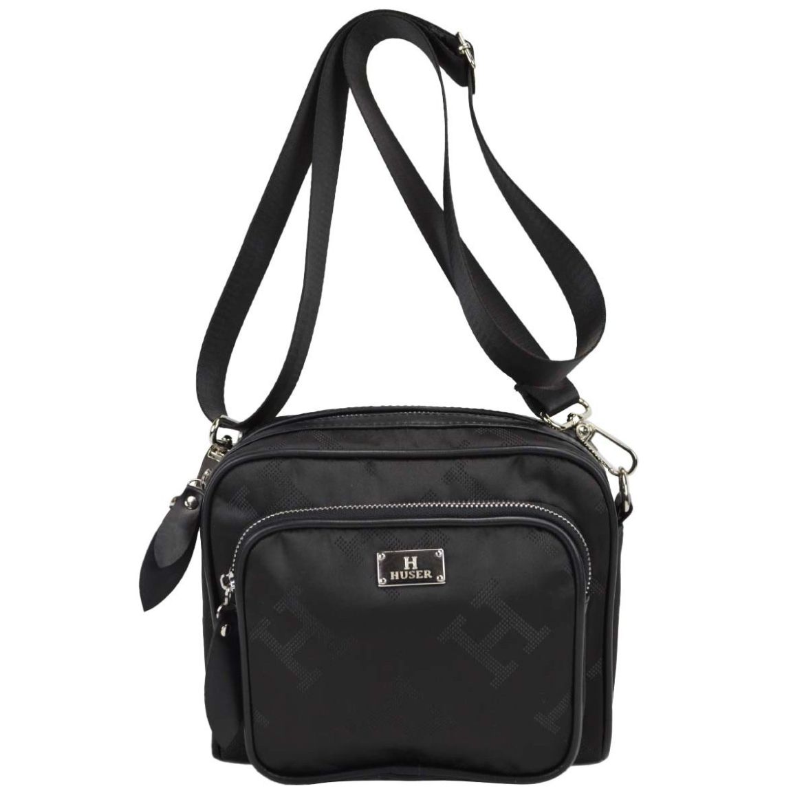 Bolso Crossbody Huser Negro para Mujer