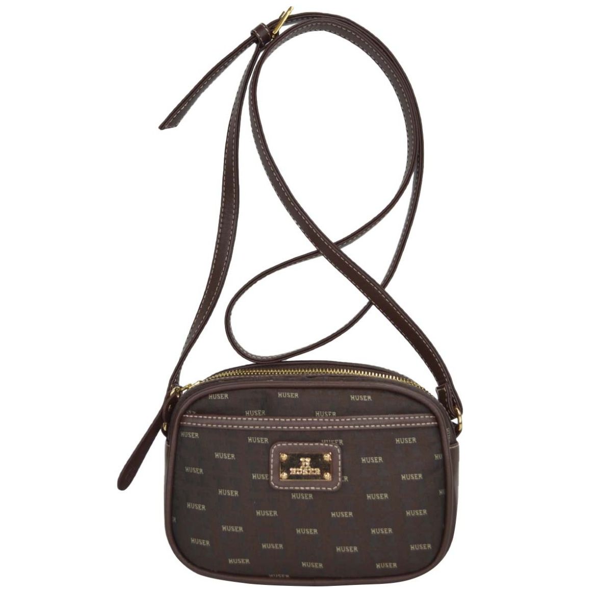 Bolso Crossbody Huser Moka para Mujer