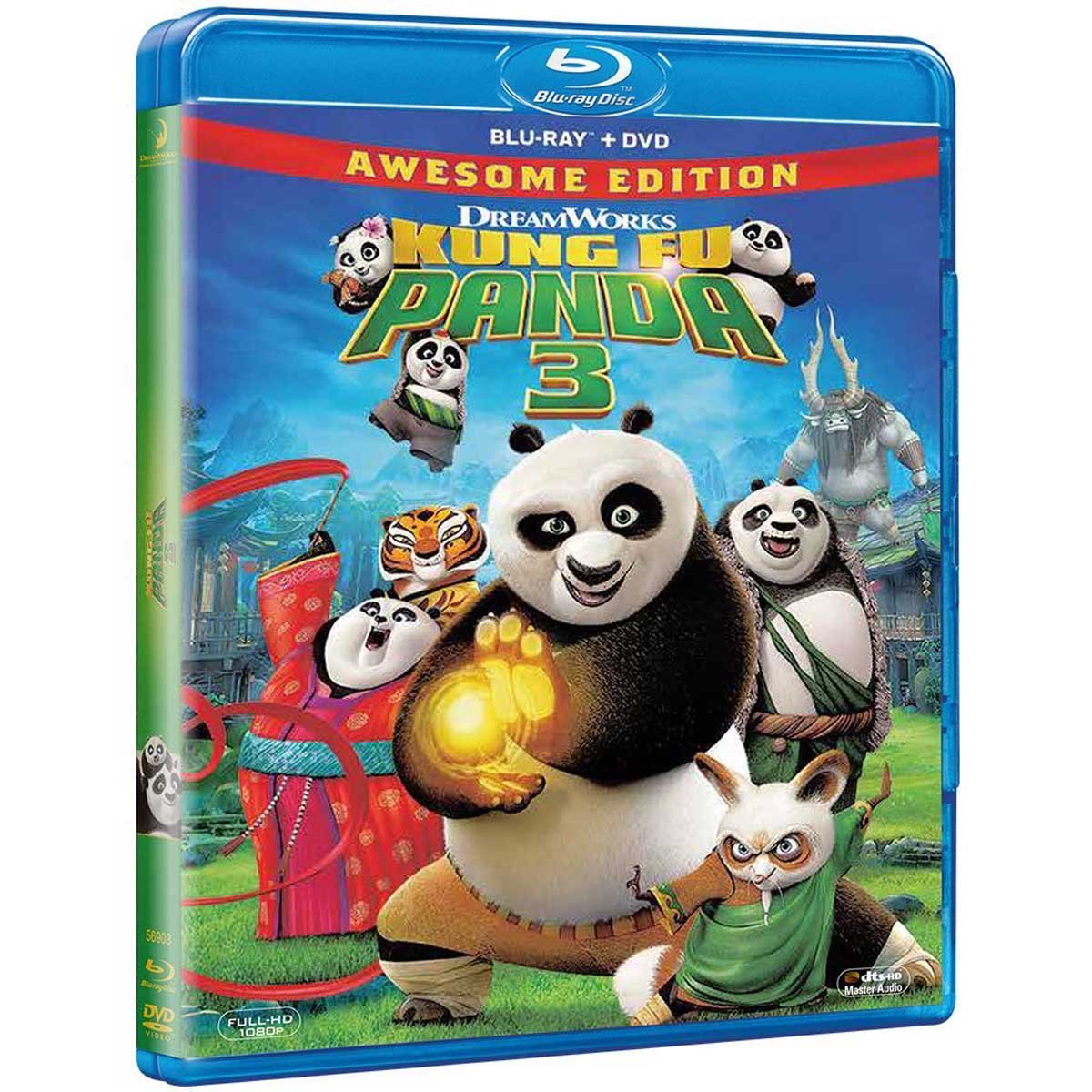 Blu Ray + Dvd Kung Fu Panda 3