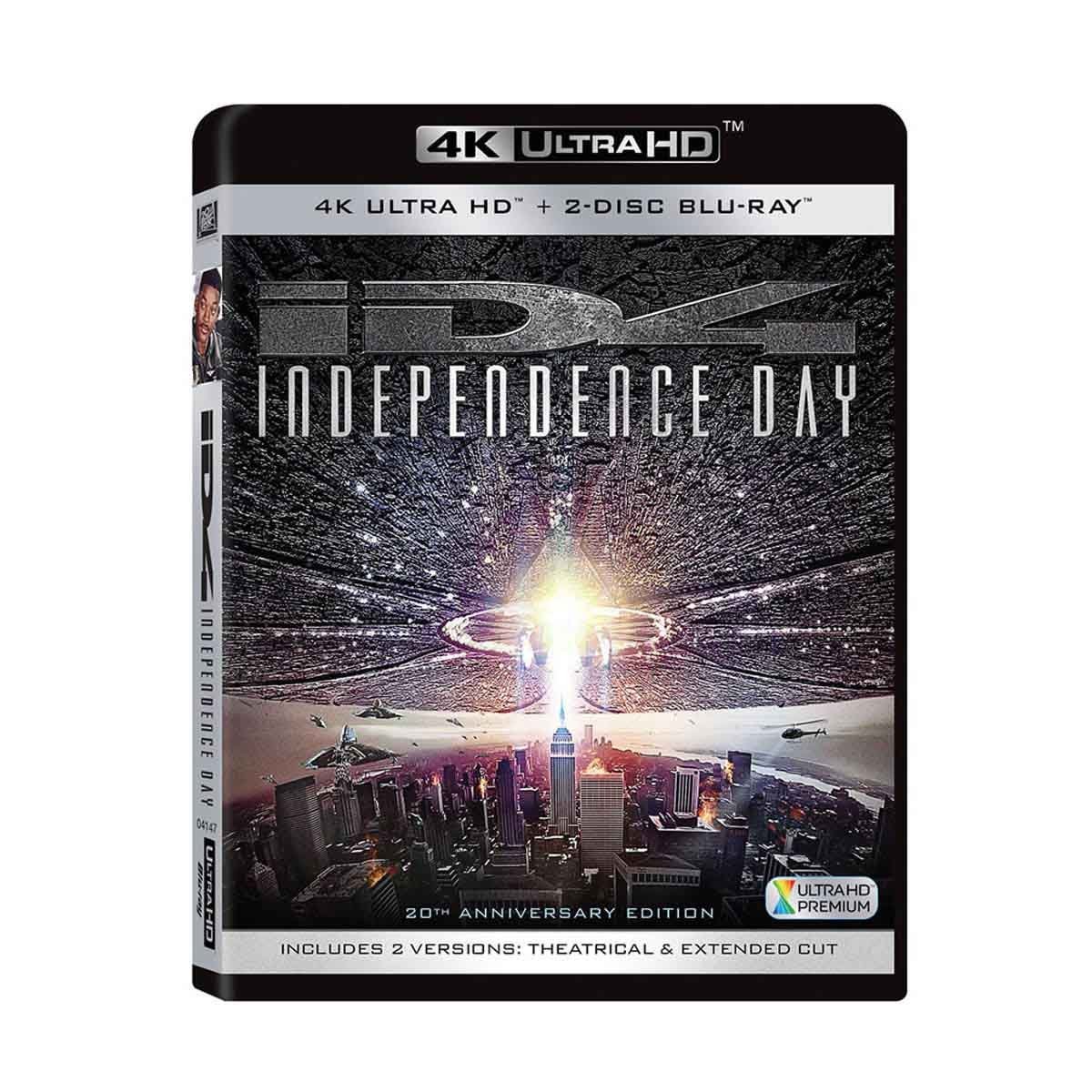 4K Ultra Hd + Blu Ray Día de la Independencia