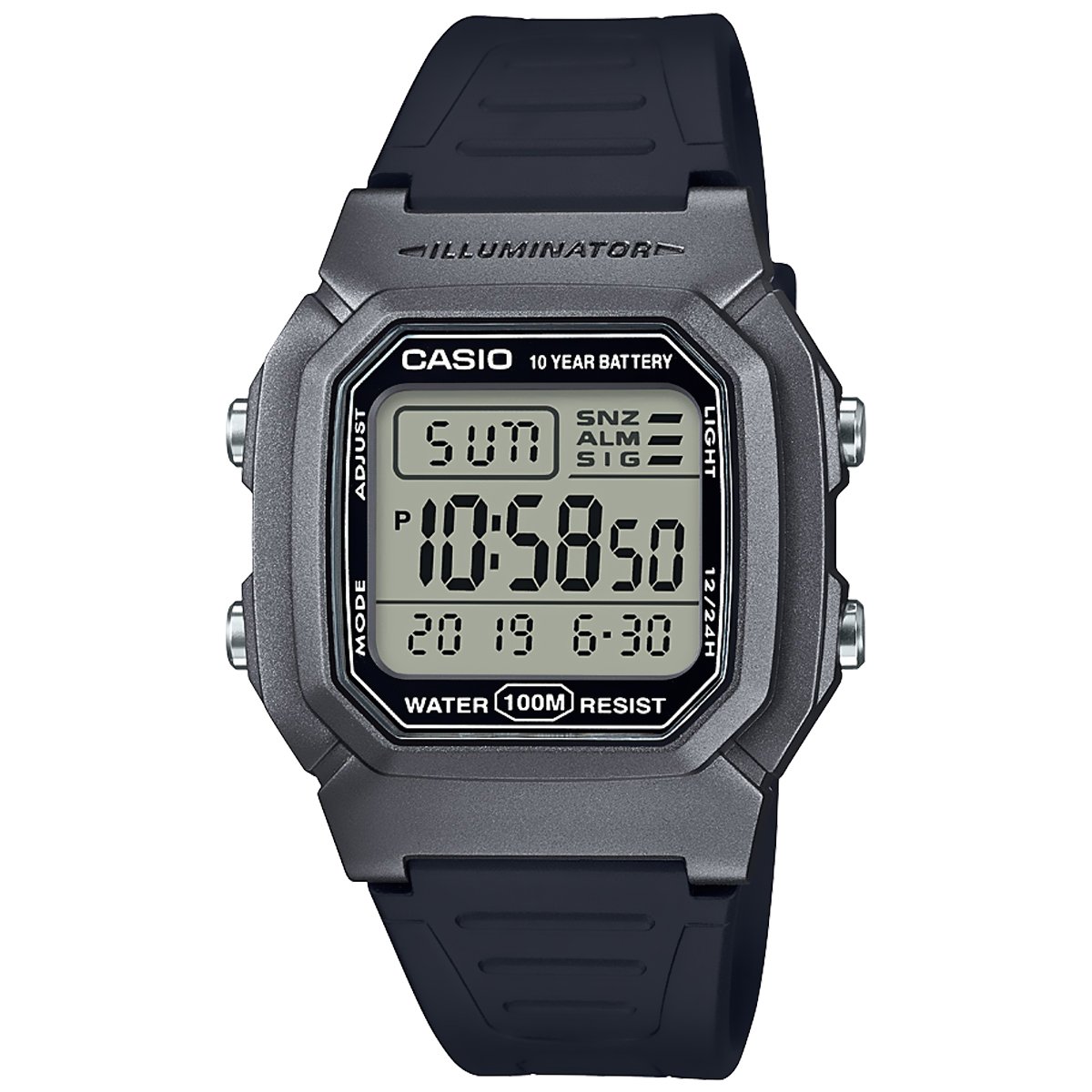 Reloj Casio W-217H-1AVCF Para Caballero