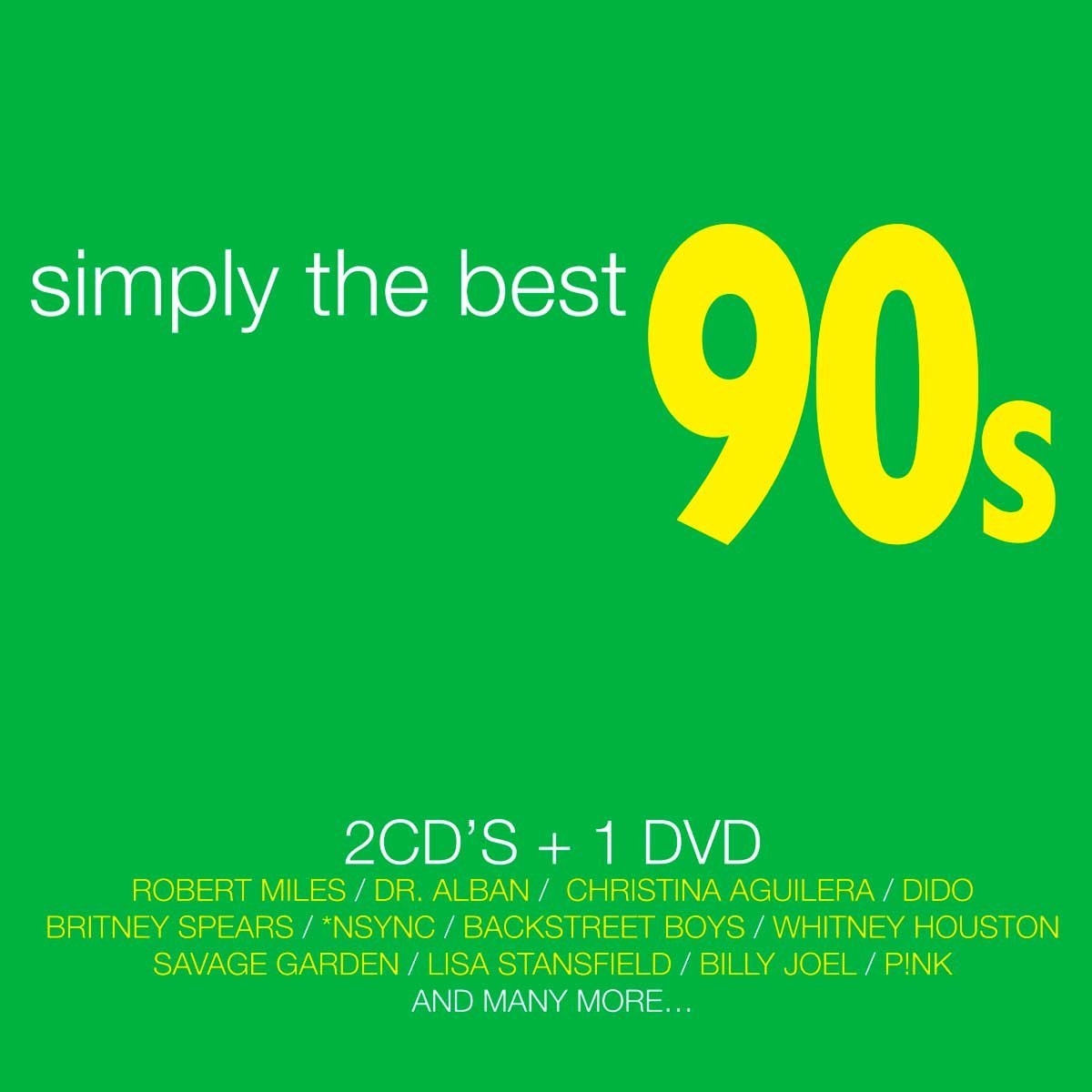 2 Cds + Dvd Simply The Best 90S Artistas Varios