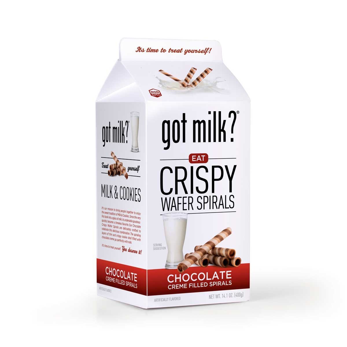 Galletas de Espiral con Relleno de Crema de Chocolate 400G Got Milk?