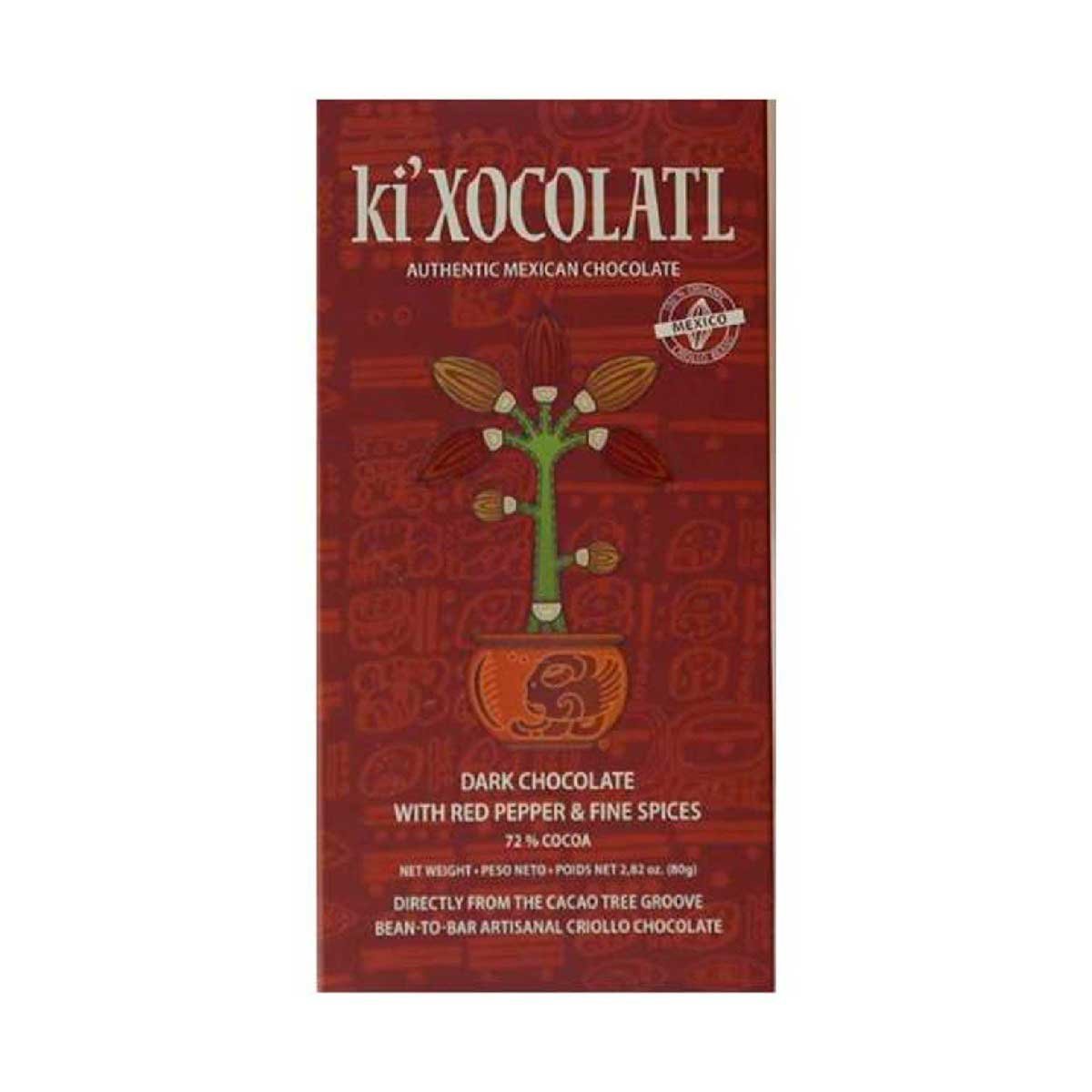 Tableta de Chocolate Rojo Ki Xocolatl