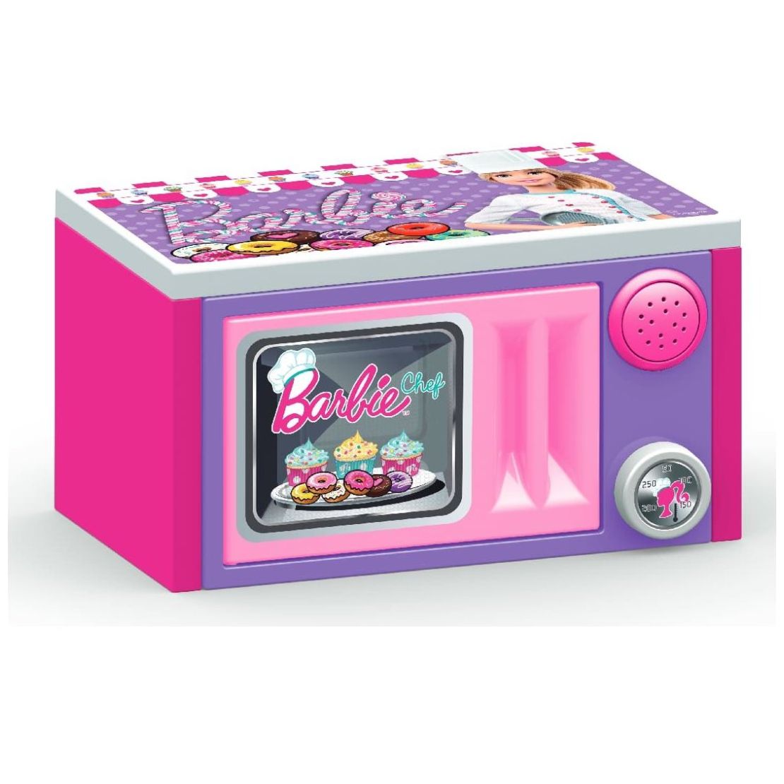 Mini Horno De Microondas Para Muñecas Barbie