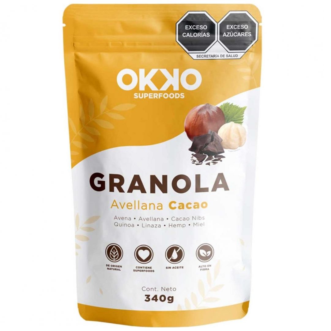 Granola Avellana Cacao Okko 340 G