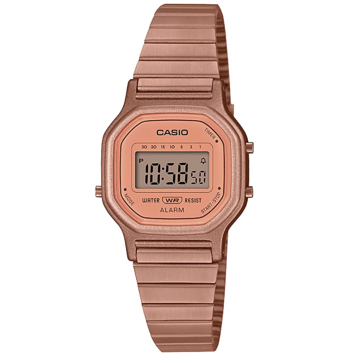 Reloj Rosa Casio Vintage para Mujer Modelo Elo La11Wr5Avt