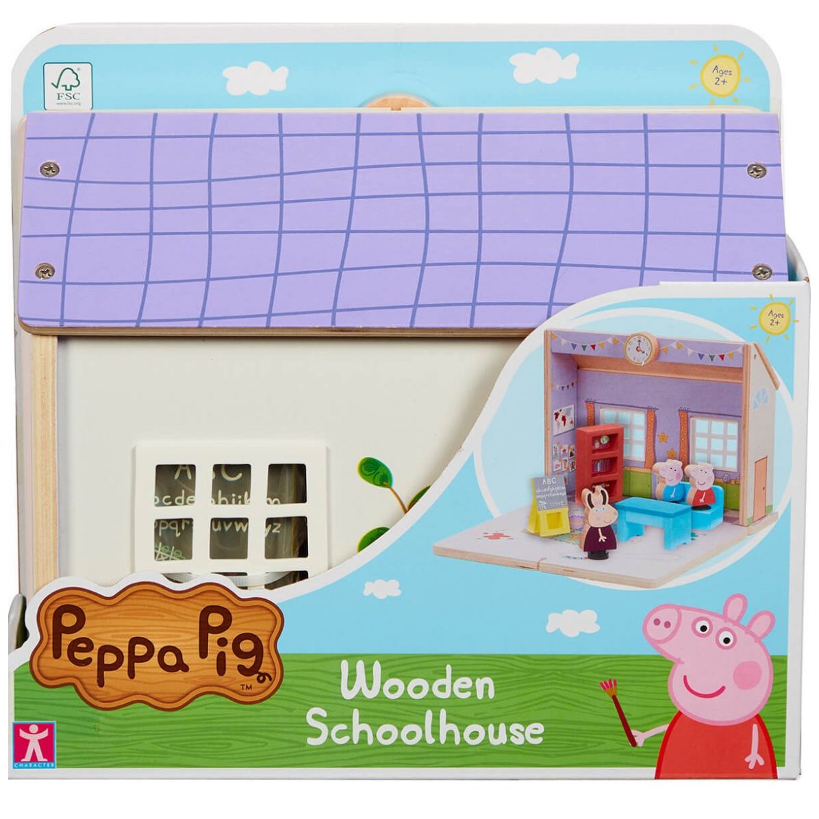 Casa de Peppa Pig en español de BANDAI  Casita de juguete de Peppa pig y  George 