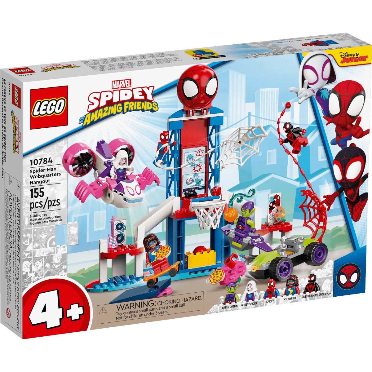 Vehículos de Juguete para Construir Base Móvil del Equipo Spidey y sus  Amigos Superhéroes LEGO Marvel