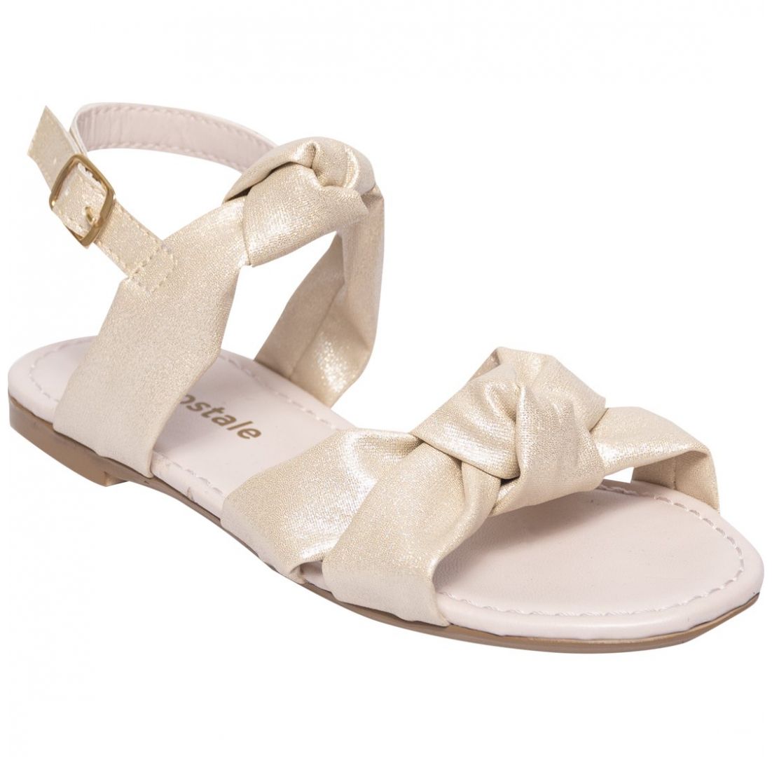 Sandalia con Nudo 18 22 Dorado Aeropostale para Ni a