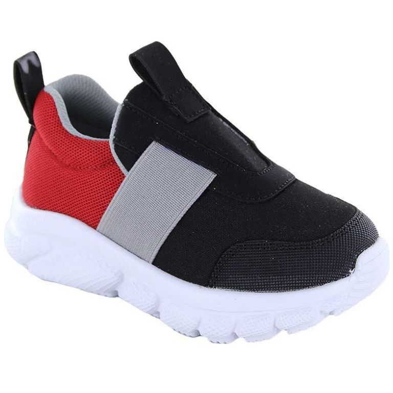 Tenis negro best sale con suela blanca