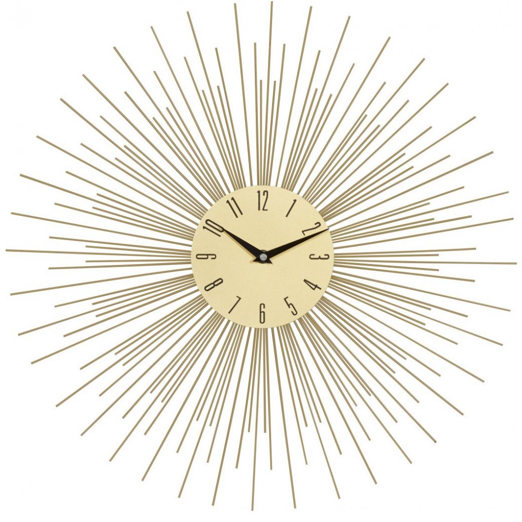 Reloj de pared 30 cm rosa dorado