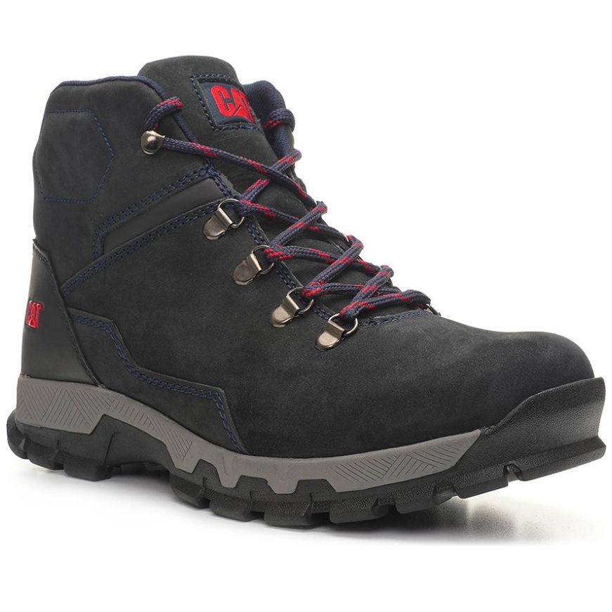 Bota Nubuck Negro Caterpillar para Hombre