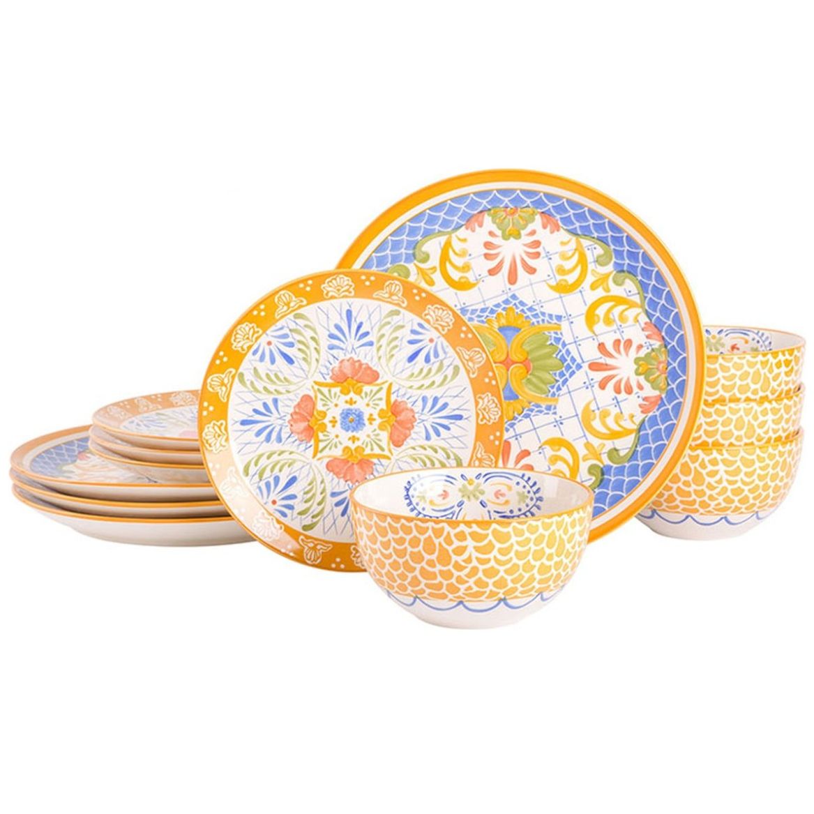 Vajilla laurie gates discount 16 piezas porcelana