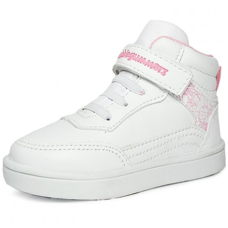 Tenis Escolar 15-19 Geologia Blanco Rosa Bubble Gummers para Niña