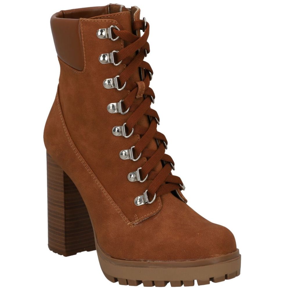 Botas de tacon con agujetas new arrivals