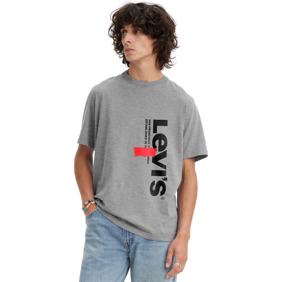 Playera levis manga online larga