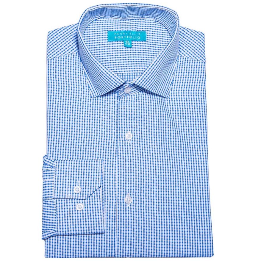 Camisa de Vestir Slim Fit para Hombre Perry Ellis