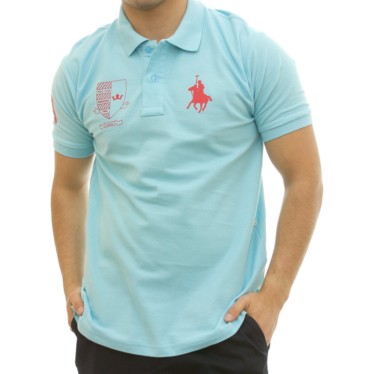 Polo de manga corta para hombre