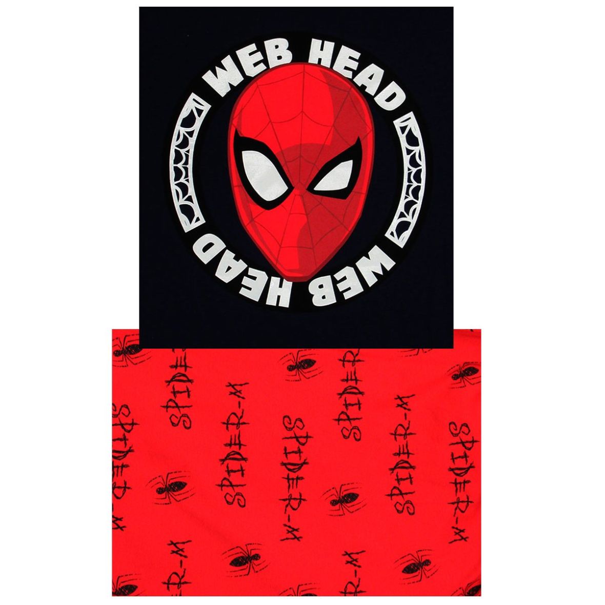 Pijama para Hombre Playera Manga Corta Y Short Spiderman.