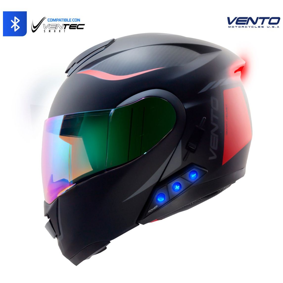 Casco Bluetooth de Botones Vento Talla M