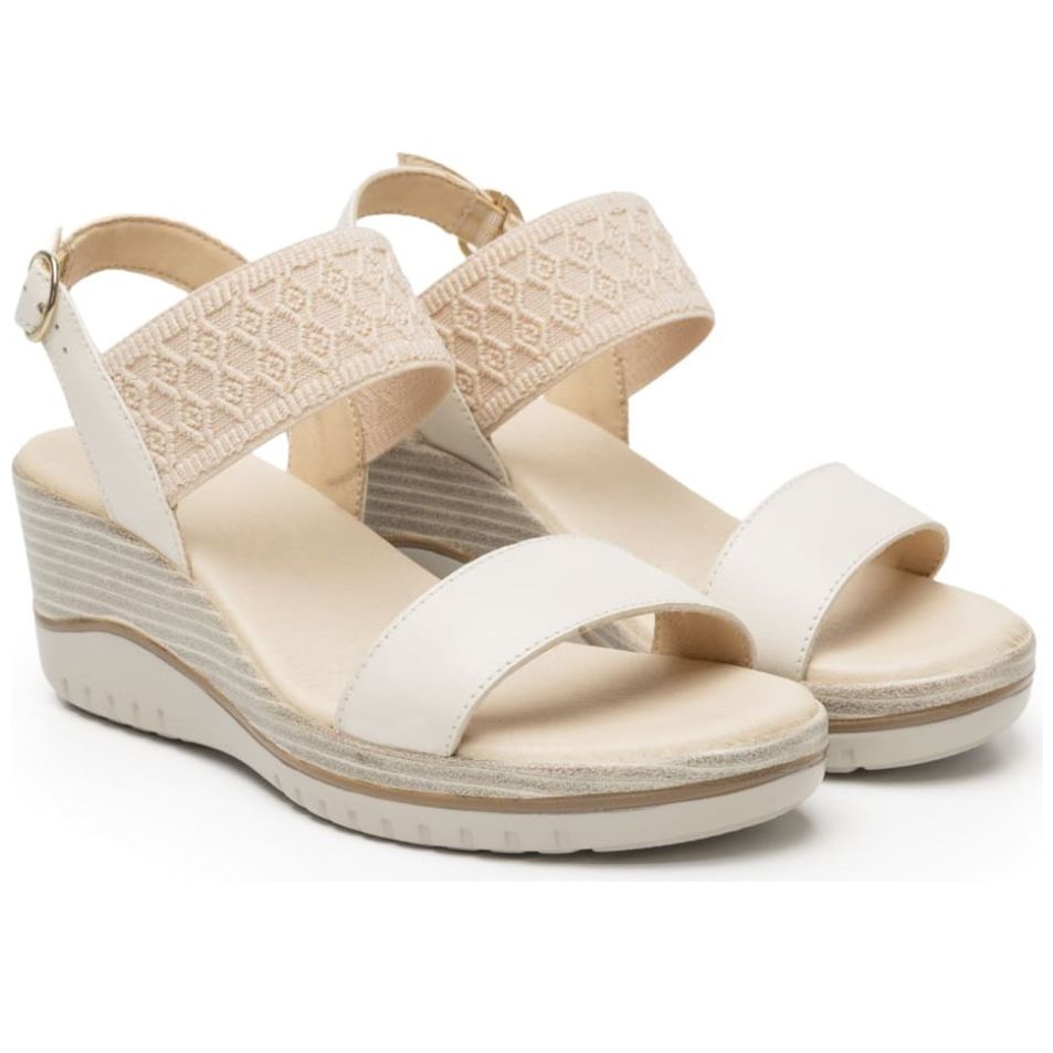 Sandalias best sale blancas flexi