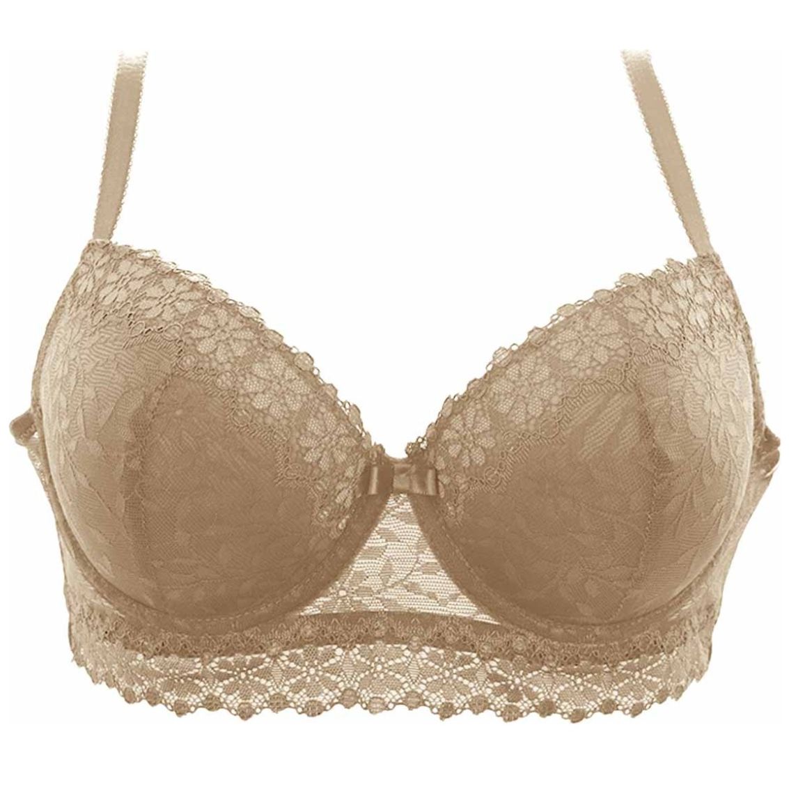 Brasier Copa Preformada con Encaje en Gota Couture