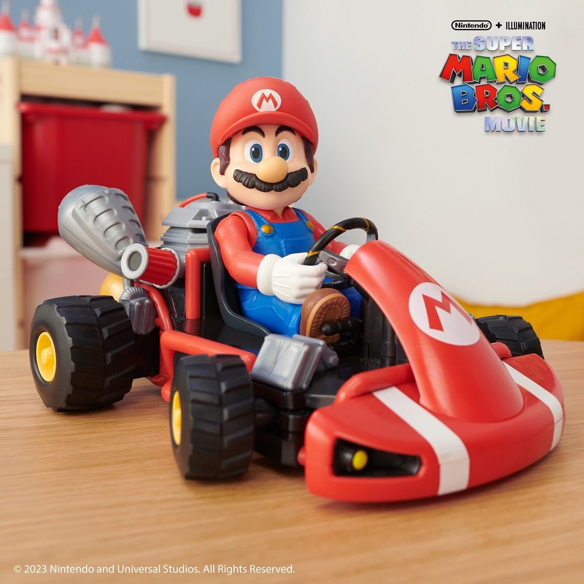 Carro de Control Carrera Mario Bros Rojo