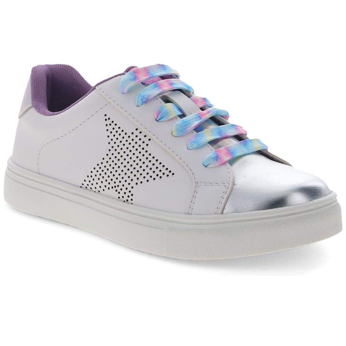 Tenis Estrella para Nina 18 24 Plata Tropicana