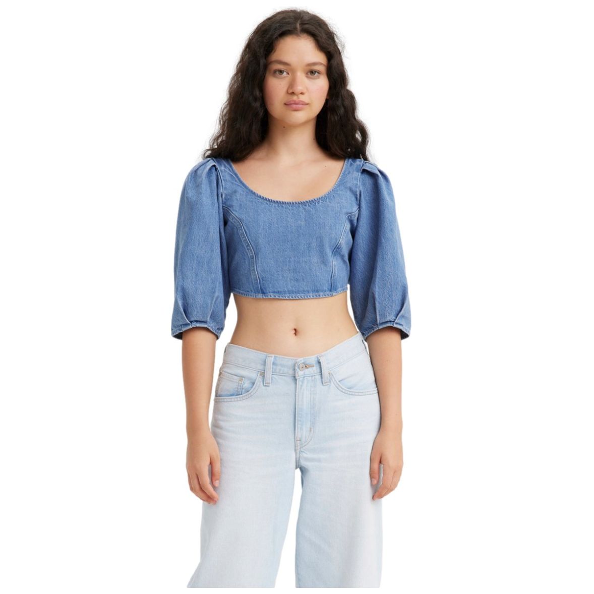 Blusa de mezclilla levis mujer sale