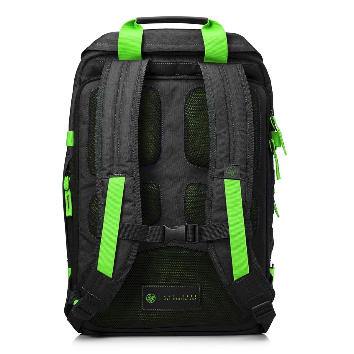 Backpack Hp 15.6" Odyssey Negro/ Verde