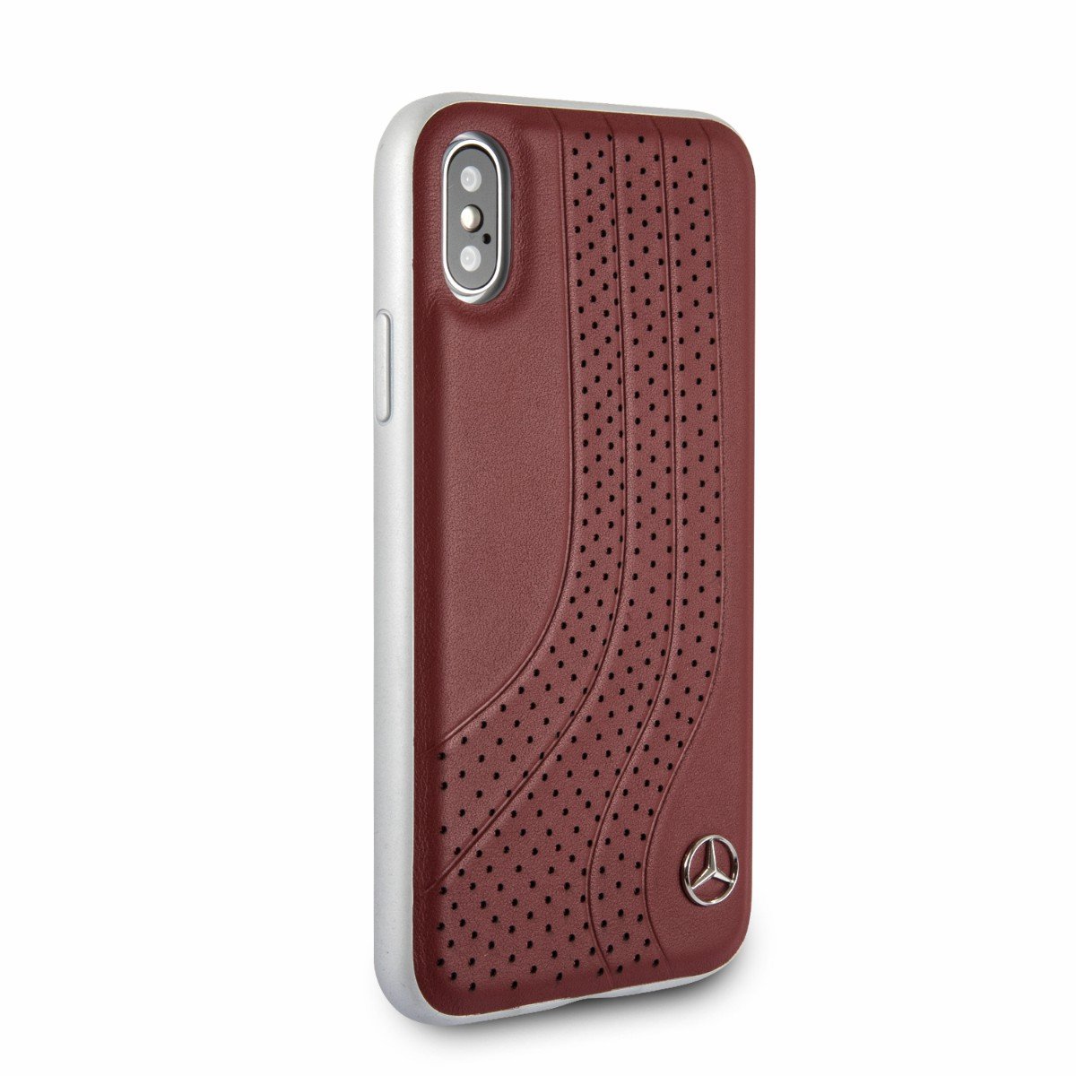 Funda Arcos Piel Iph X Roja Mercedes B