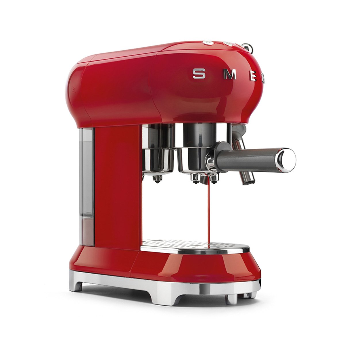 Máquina de Café Espresso Rojo Smeg