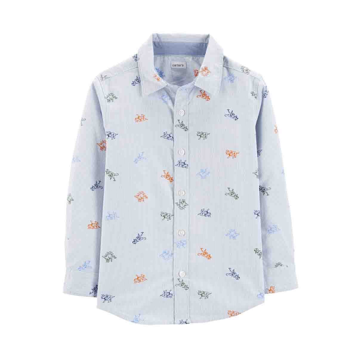 Camisa Color Azul Carters