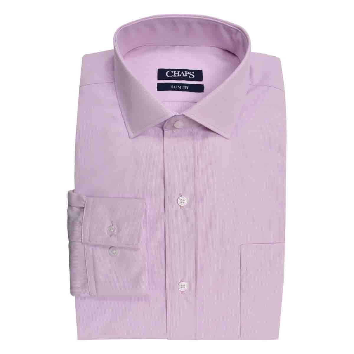 Camisa de Vestir Slim Color Rosa Claro Chaps