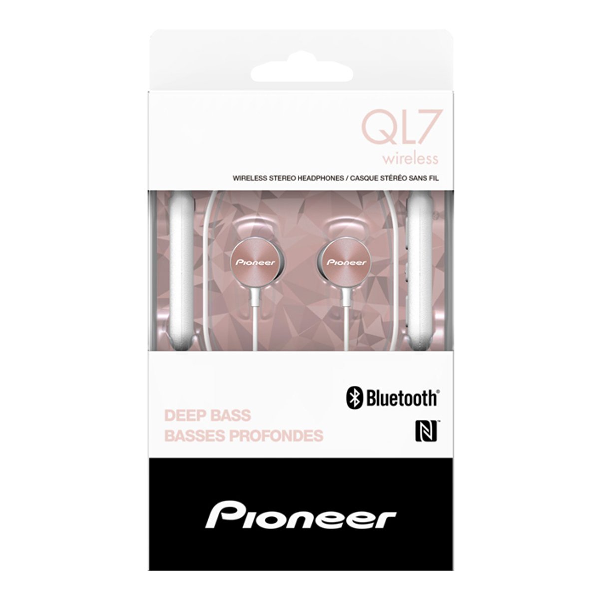 Audífonos Inalámbricos Se-Ql7Bt Rosa Pioneer