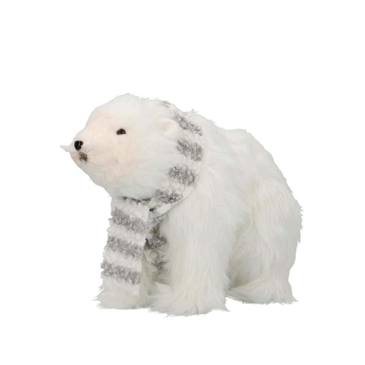 Oso Bebe Polar de Peluche 26 Cm.