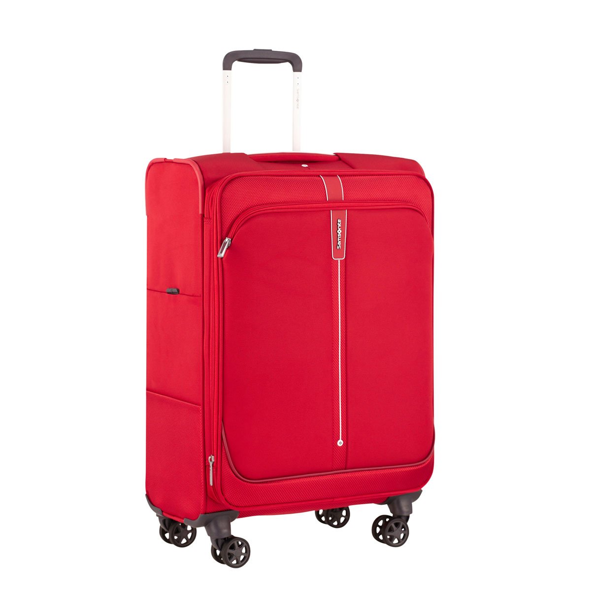 Maleta Individual Vertical Spinner Pop Soda 24" Expandible Rojo Samsonite