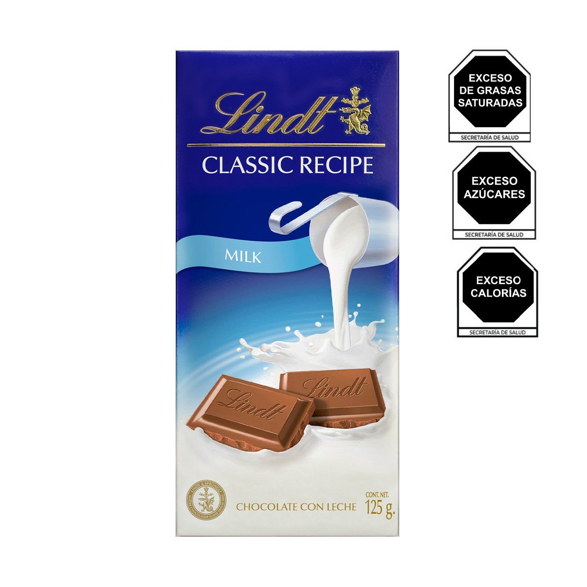 Tablilla de Chocolate con Leche 125 Gr Classic Recipe