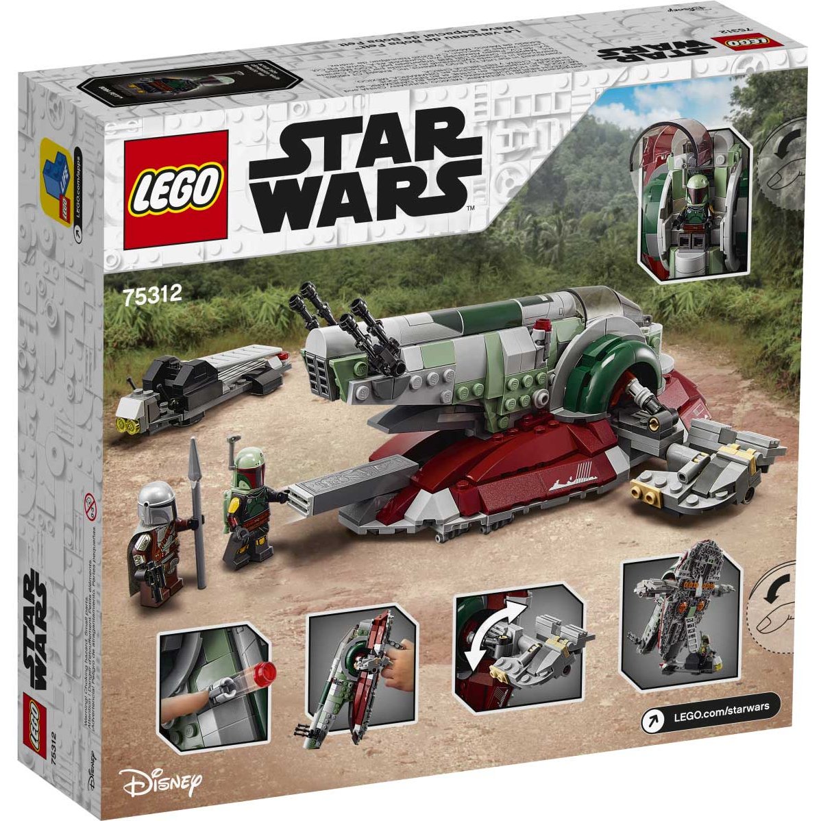 Lego Star Wars  Nave Espacial de Boba Fett