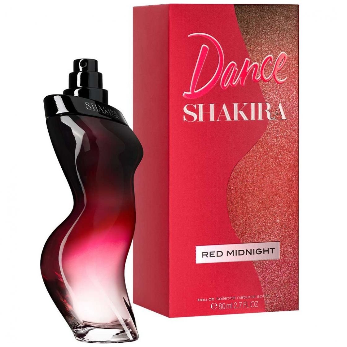 Shakira Dance Red Midnight Edt 80Ml Perfume para Mujer