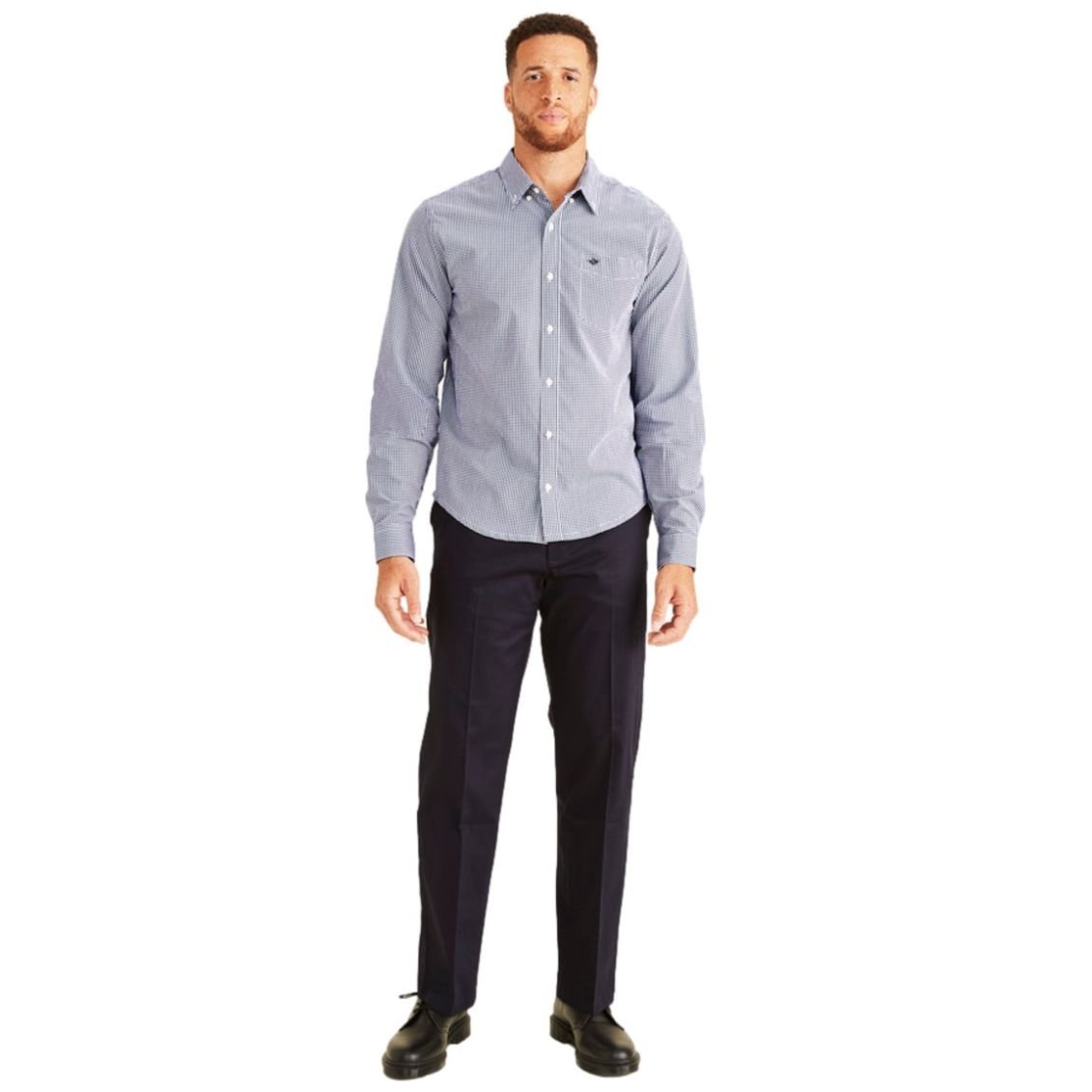 Pantalón Talla Plus Color Azul Dockers para Hombre
