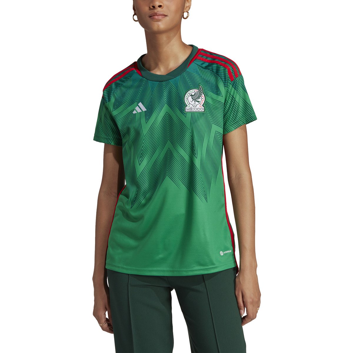 Jersey México Mundial 2022 Adidas para Mujer