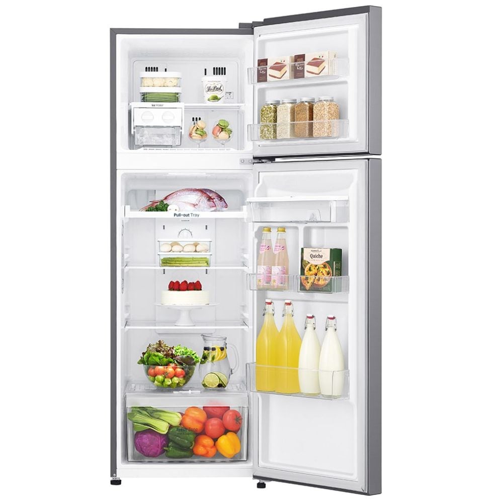 Refrigerador LG Top Mount  Smart Inverter con Door Cooling 9 Pies  Platino  Gt29Wdc