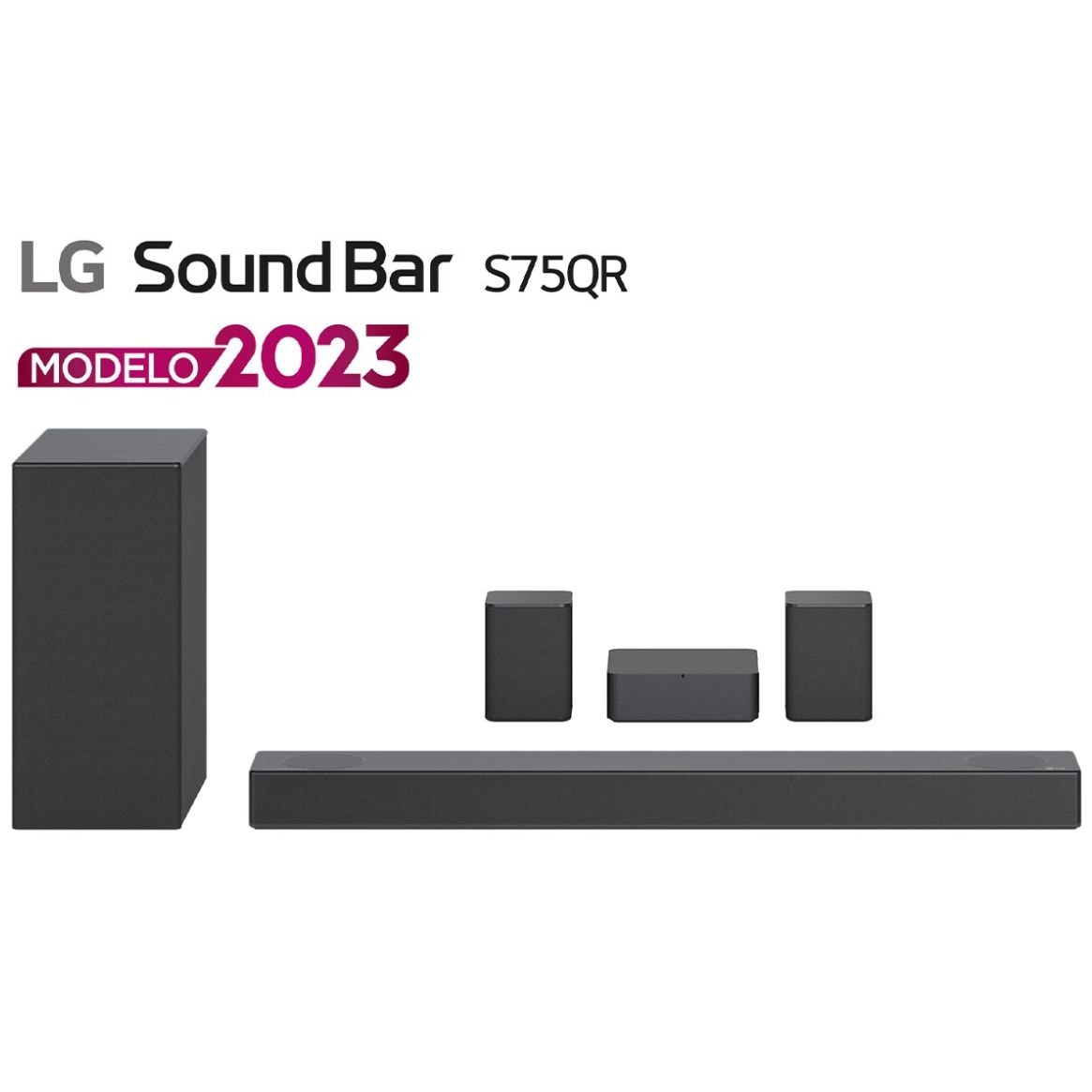 Barra de Sonido LG S75Qr 5.1.2 Canales