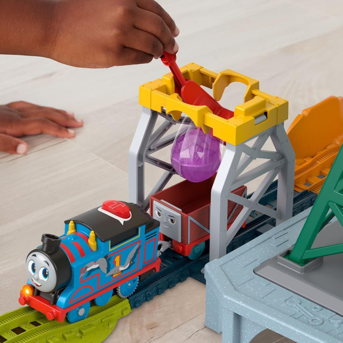 Thomas & Friends Pista Set Tren Parlante Cranky Delivery Mattel