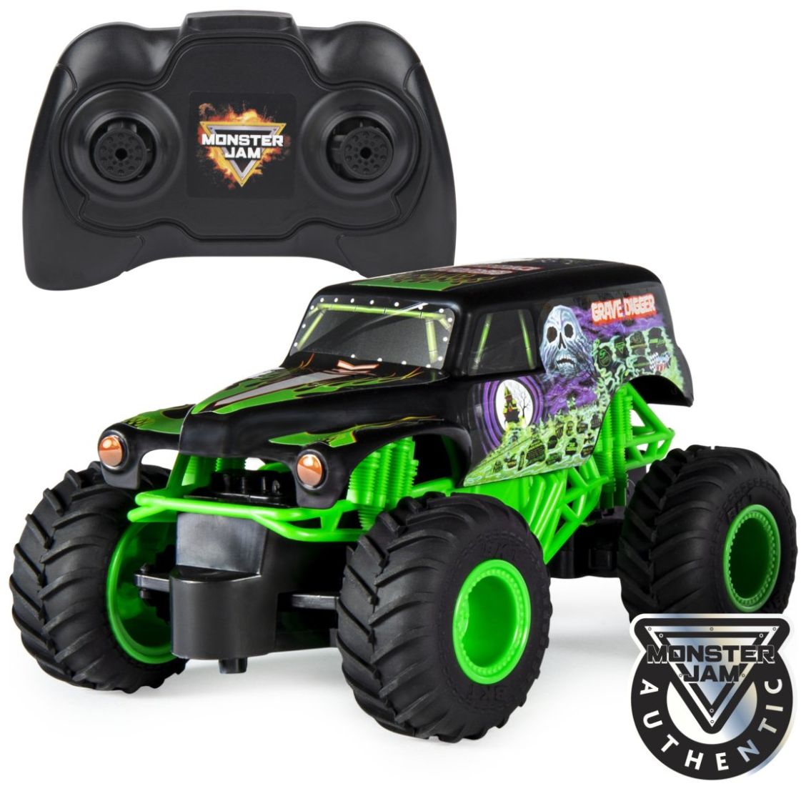 Monster Jam Rc 1:24 Grave Digger Spin Master