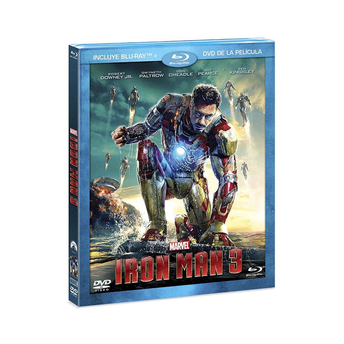 Blu Ray + Dvd Iron Man 3