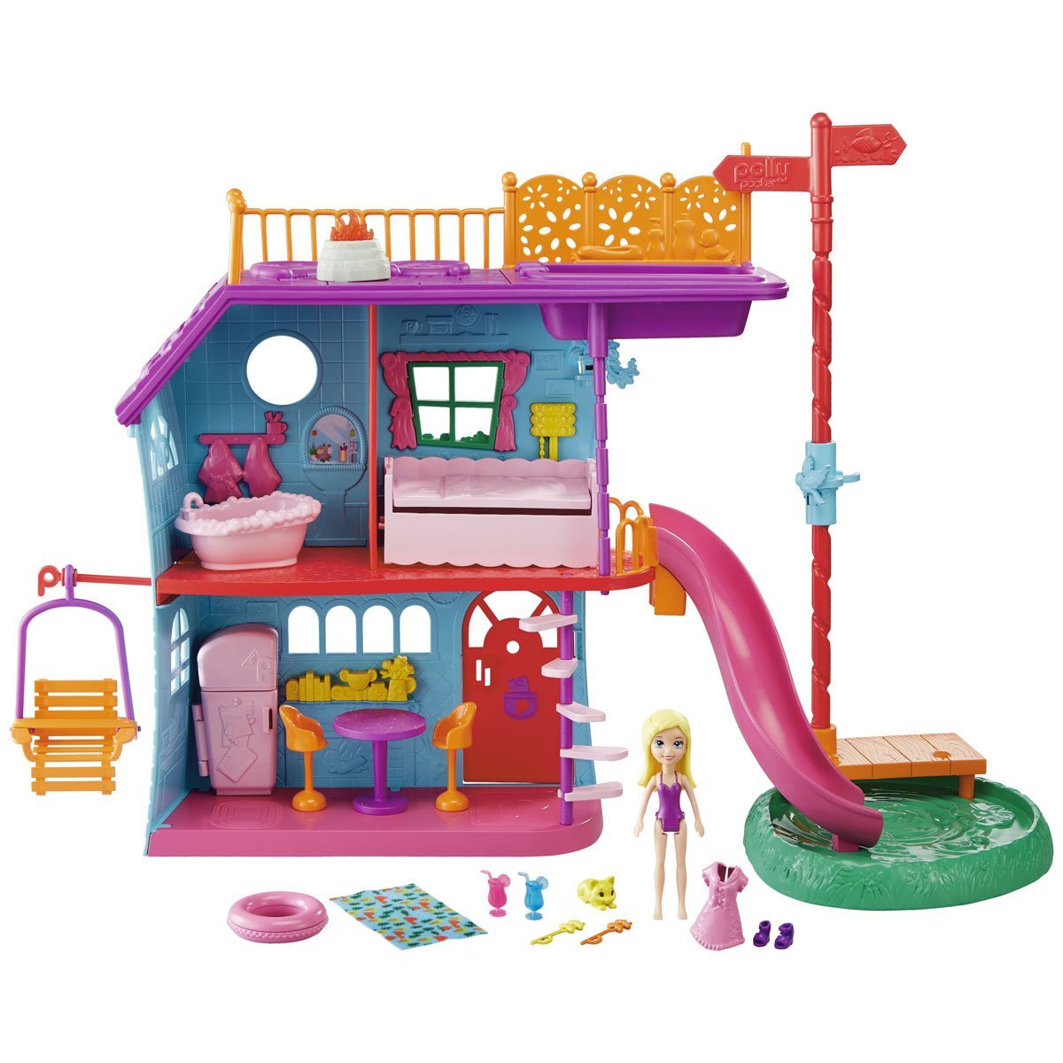 Polly Pocket Casa de Vacaciones Mattel