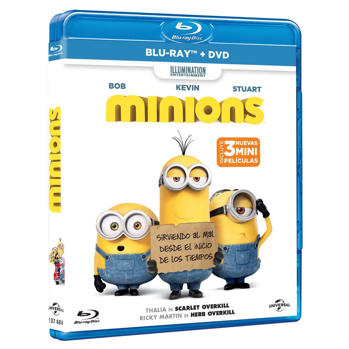 Blu Ray + Dvd Minions